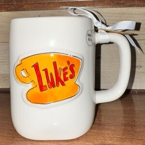 🥰 Rae Dunn x GILMORE GIRLS Luke’s LL “COFFEE, COFFEE, COFFEE” Double Sided Mug